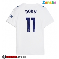 Ženske Nogometnih dresov Manchester City Jeremy Doku #11 Tretji 2026-27 Kratki rokavi